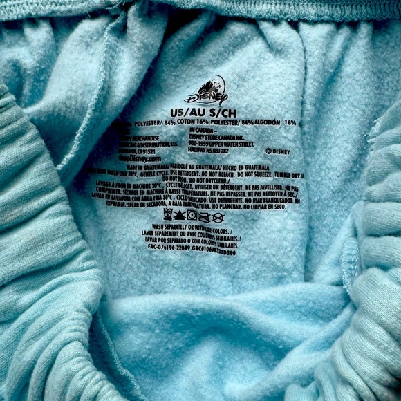 Disney Parks Blue Disney Magic Sweat Pants Size S Used - Picture 4 of 4